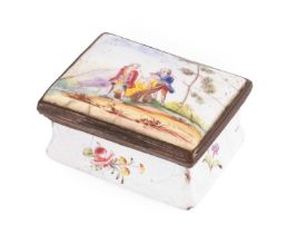 A South Staffordshire enamel snuff box