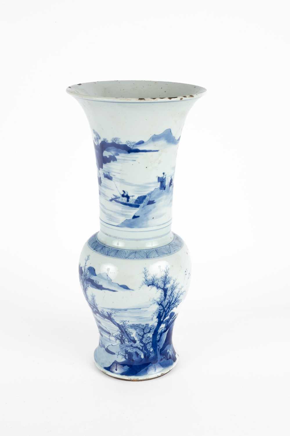 A Chinese blue and white Yen Yen vase - Image 3 of 14