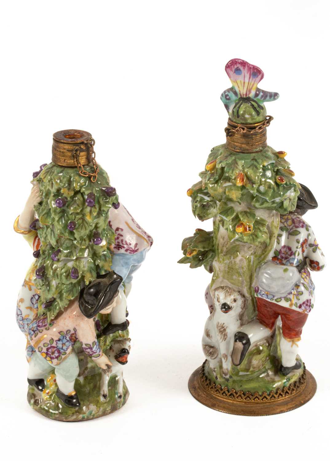 Two Chelsea style porcelain scent bottles - Image 3 of 4