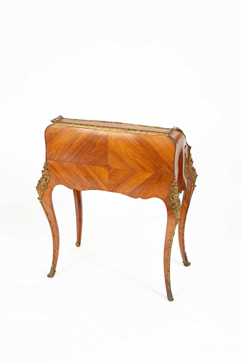 A Louis XV style ormolu mounted kingwood bureau de dame - Image 5 of 20