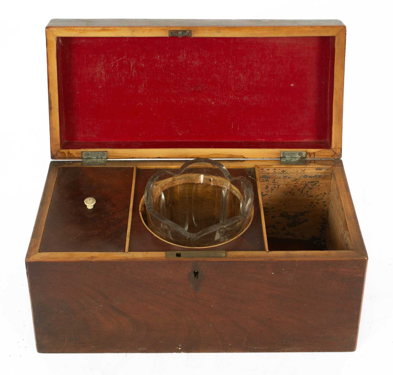 A Regency rosewood tea caddy - Image 3 of 7