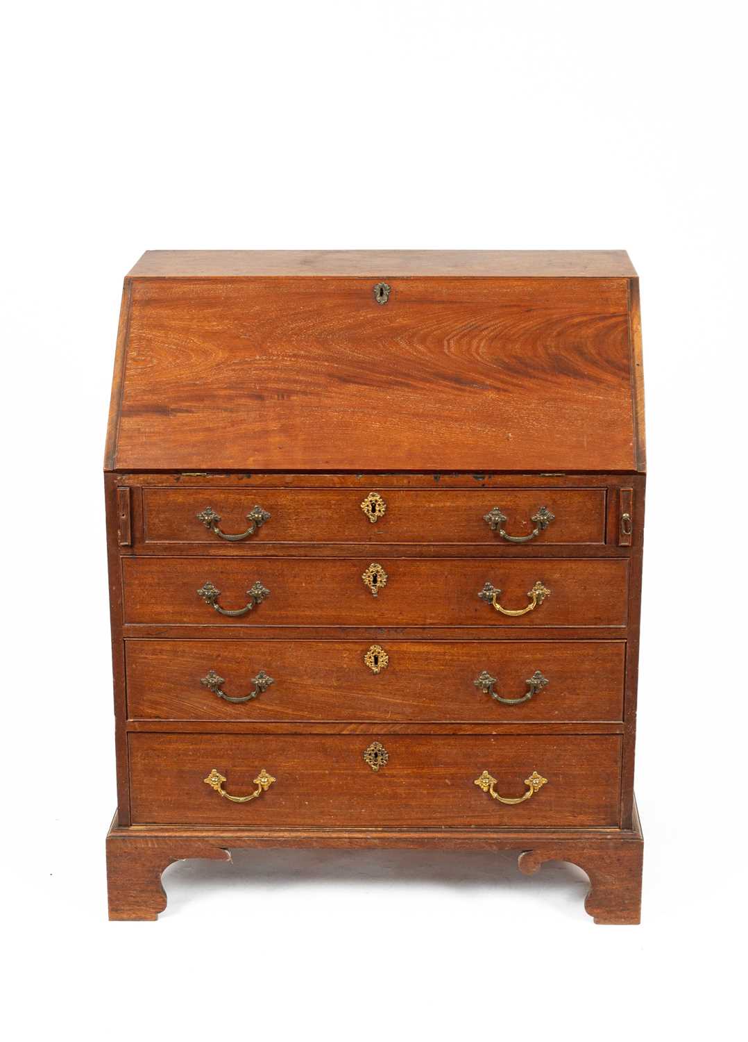 A George III mahogany bureau