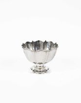 An Edwardian silver bonbon dish