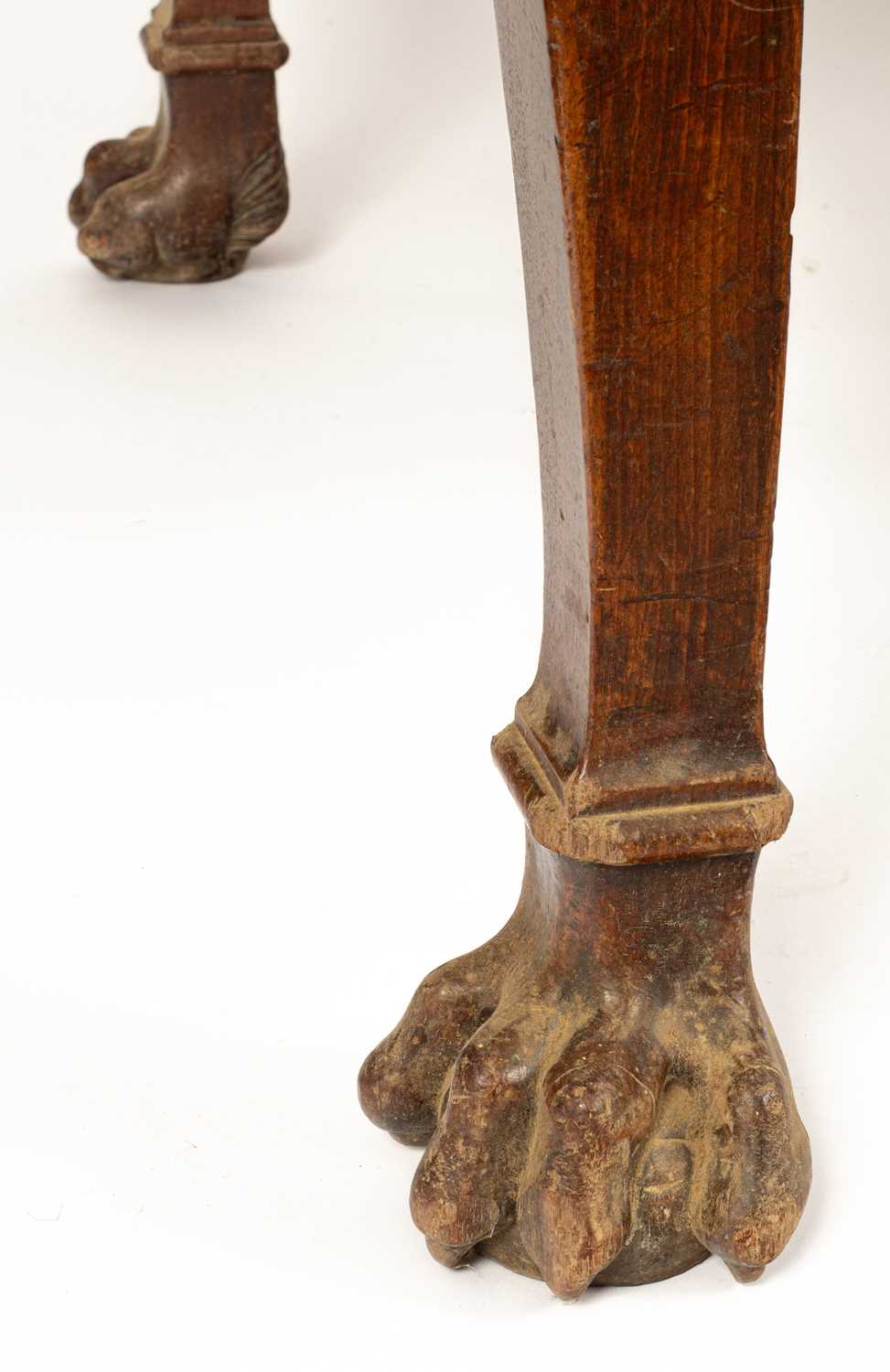 A George II Irish mahogany library table - Image 2 of 23