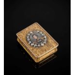 Royal Interest: A French gold and diamond royal presentation portrait snuffbox