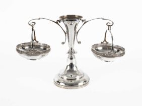 A silver epergne