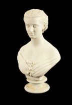A Copeland Parian bust of HRH Princess Alexandra
