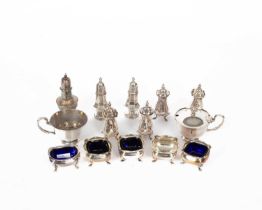 Various silver pepperettes