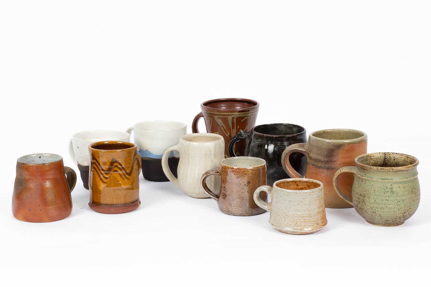 Various studio pottery mugs - Image 5 of 5