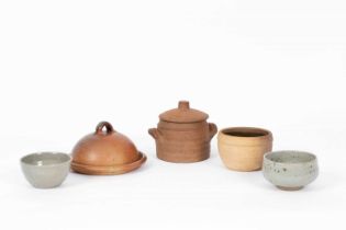 Various studio pottery items