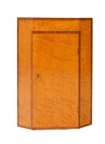 A craftsman made small corner cabinet