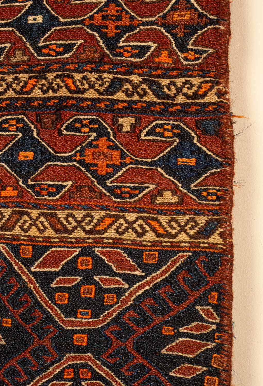 A Soumakh style rug or hanging - Image 3 of 8