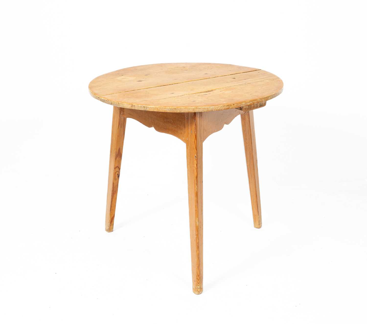 A pine cricket table