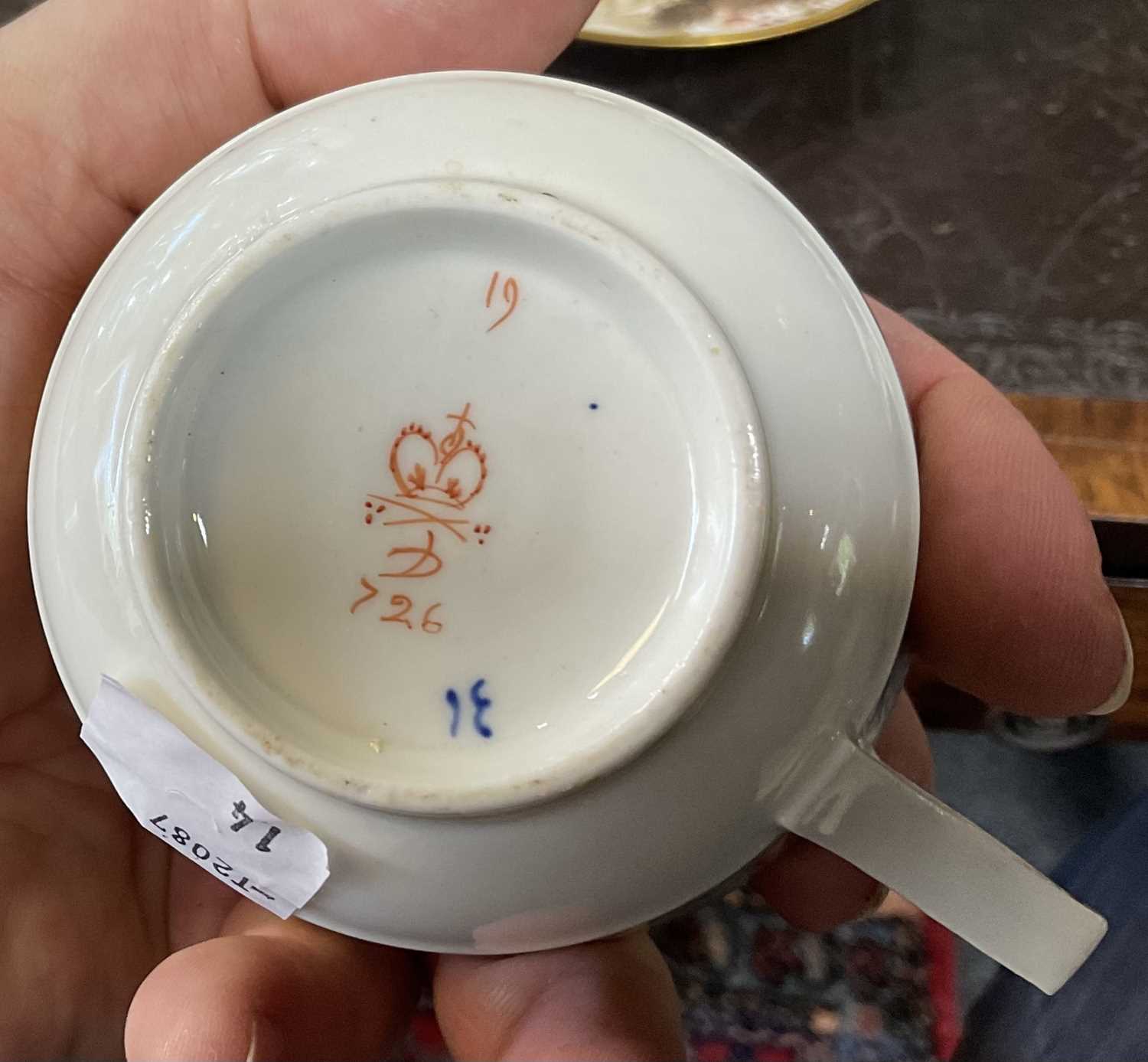 Six English porcelain cups and saucers - Bild 9 aus 13