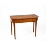 A George IV birdseye maple side table