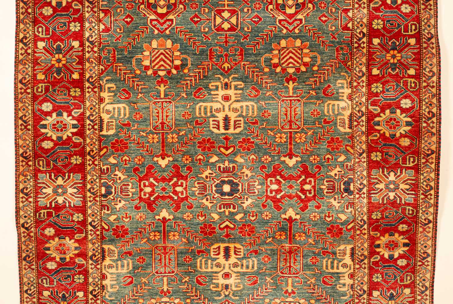 A Caucasian design carpet - Image 5 of 12