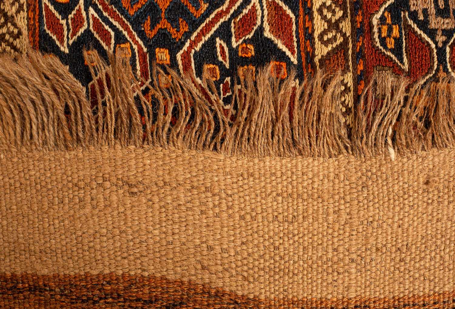 A Soumakh style rug or hanging - Image 6 of 8