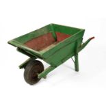 A green painted Ombersley 'special' wheelbarrow