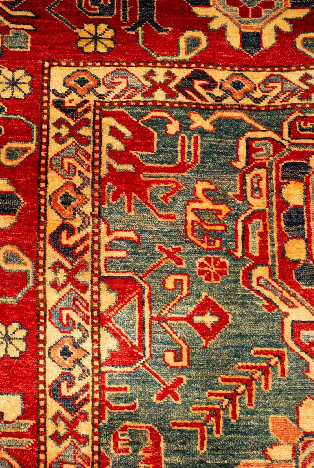A Caucasian design carpet - Image 6 of 12