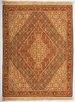 A Tabriz rug