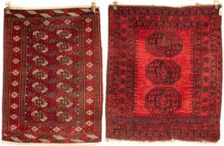 Three Bokhara rugs