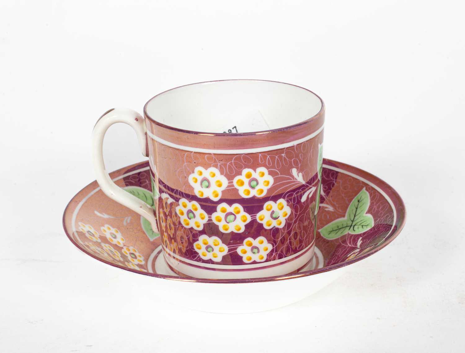Six English porcelain cups and saucers - Bild 5 aus 13