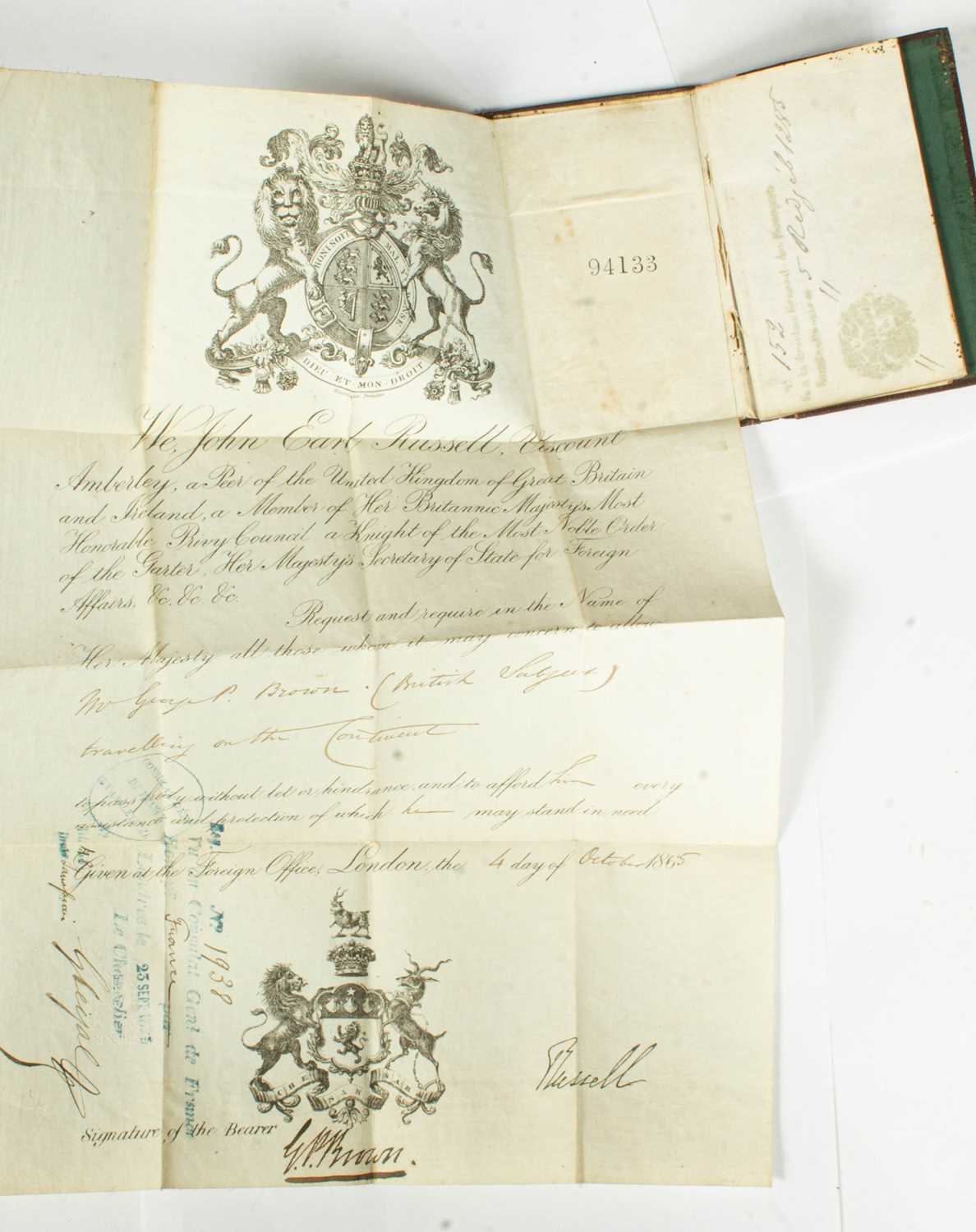 A Victorian passport