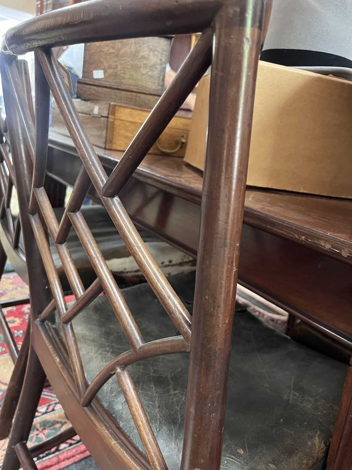 A set of eight 19th Century mahogany Cockpen chairs - Image 6 of 18