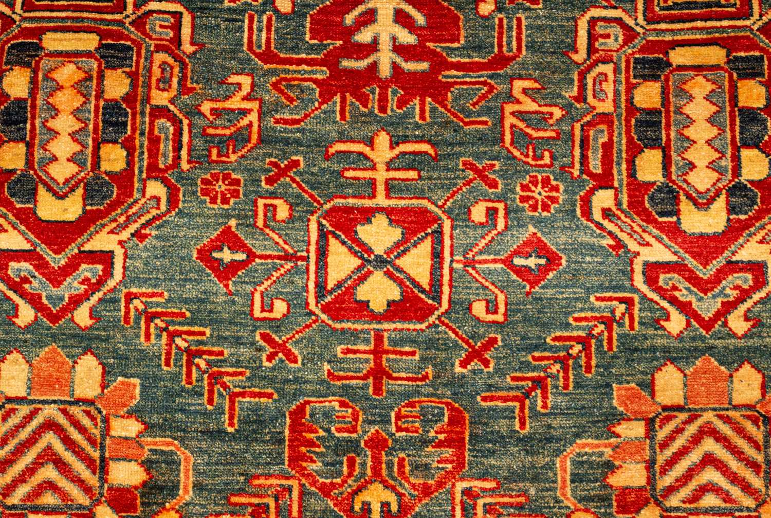 A Caucasian design carpet - Image 3 of 12