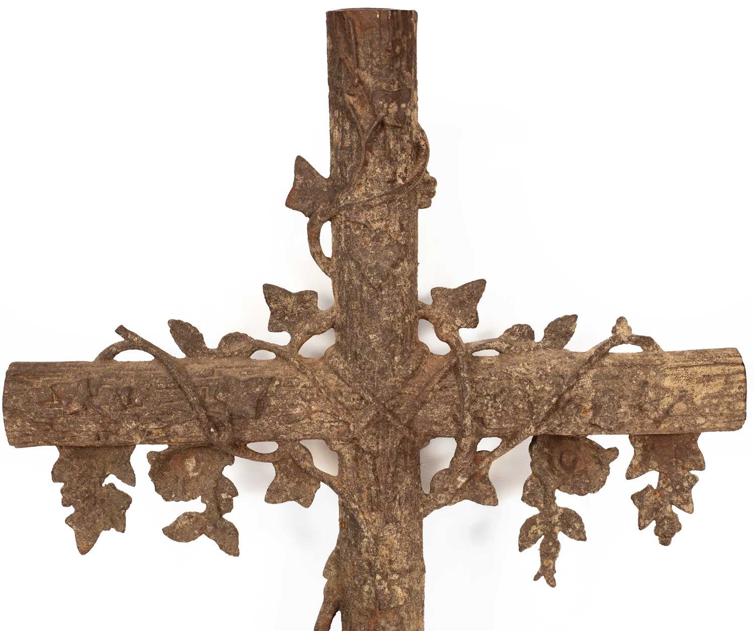 A French cast iron cross - Image 3 of 3