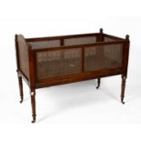 A Regency mahogany framed cot