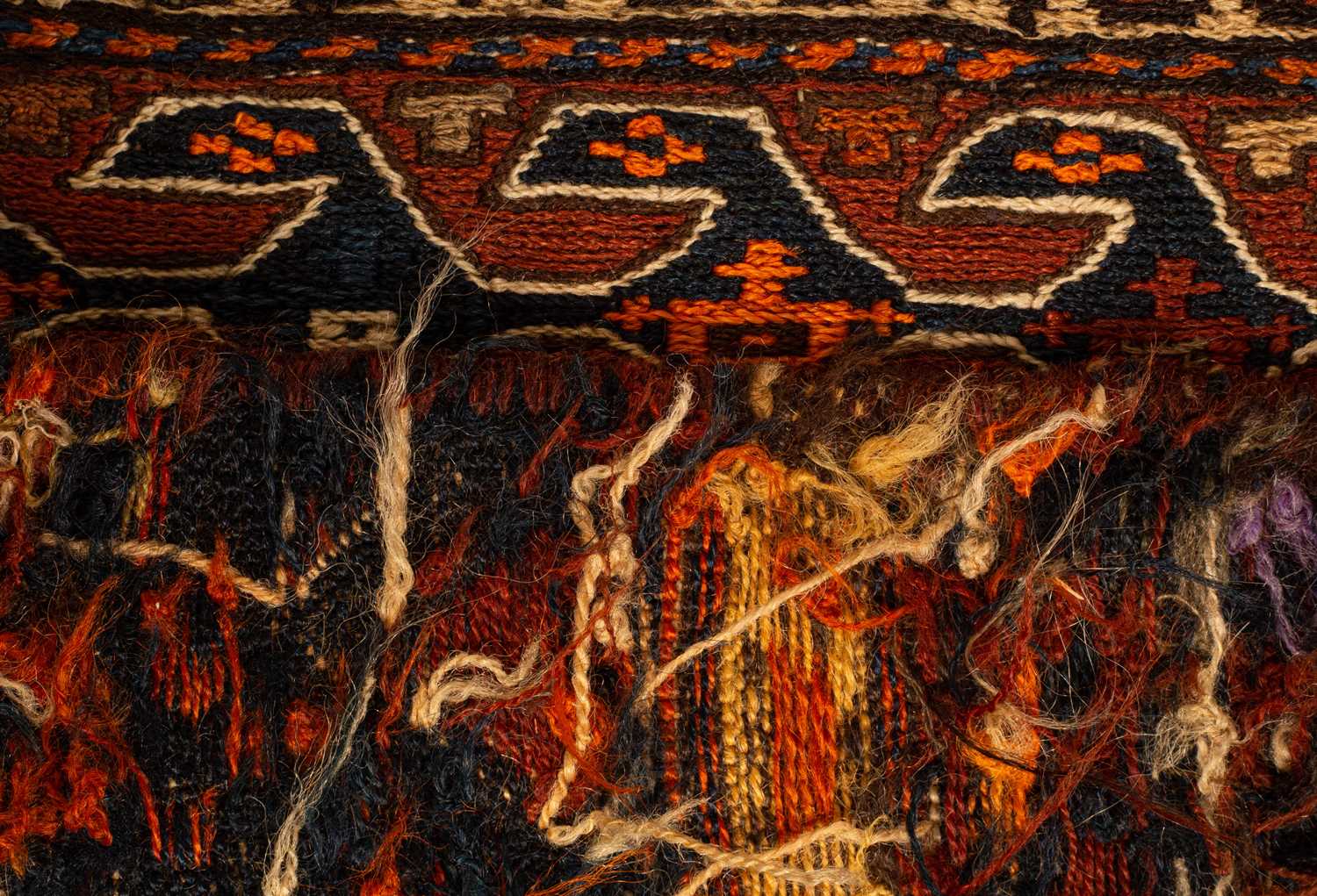A Soumakh style rug or hanging - Image 8 of 8