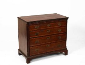 A George III mahogany Bachelor's chest