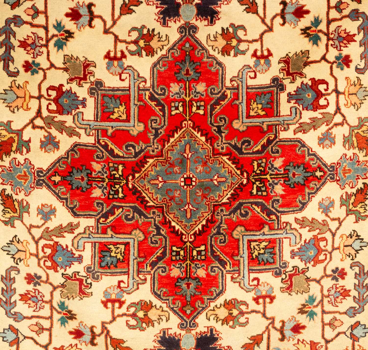 A Heriz rug - Image 2 of 17