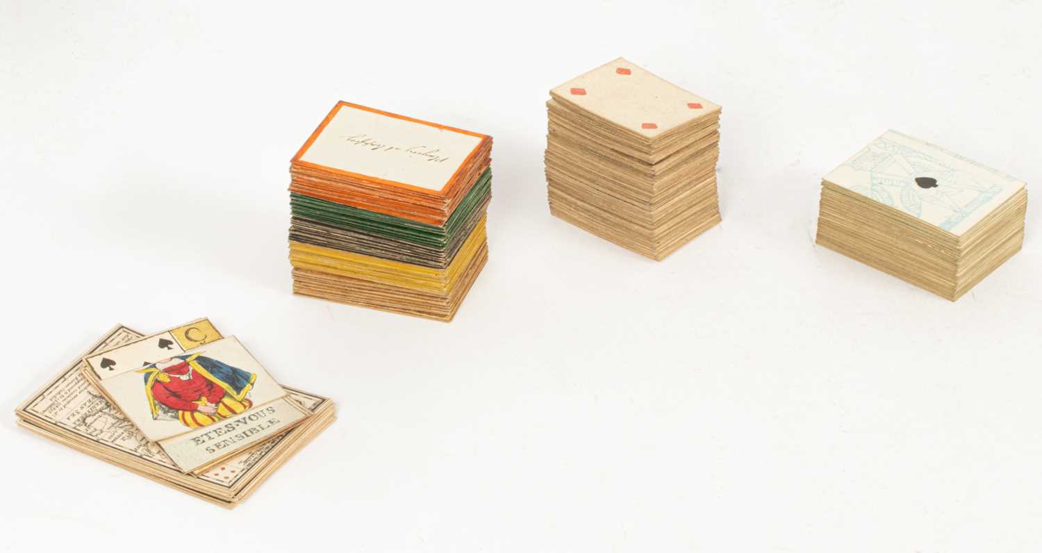 Assorted 18th Century card games - Bild 5 aus 15