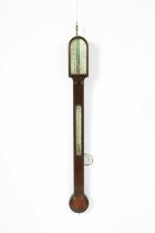 An early 19th Century rosewood stick barometer