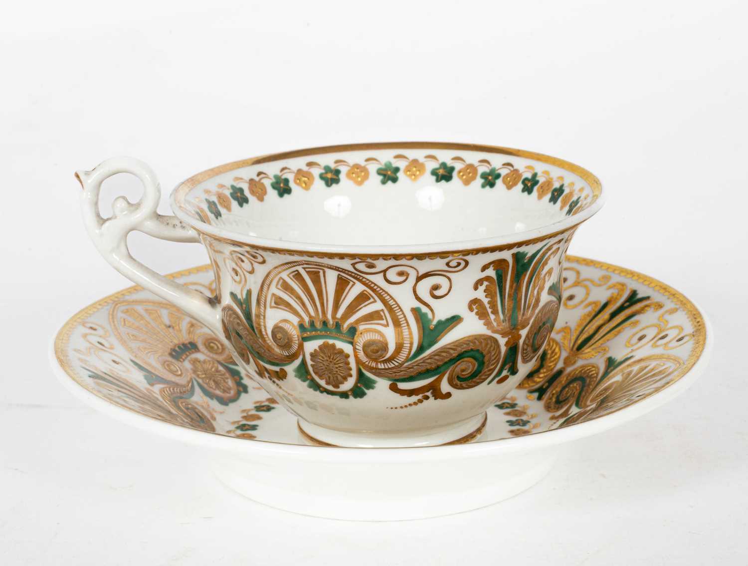 Six English porcelain cups and saucers - Image 4 of 13