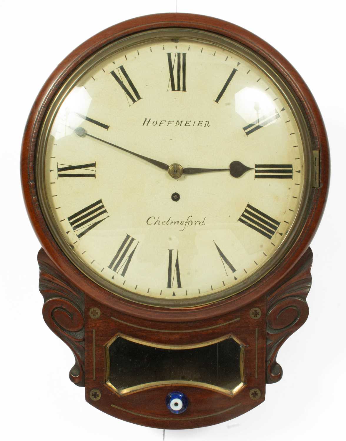 A drop dial clock