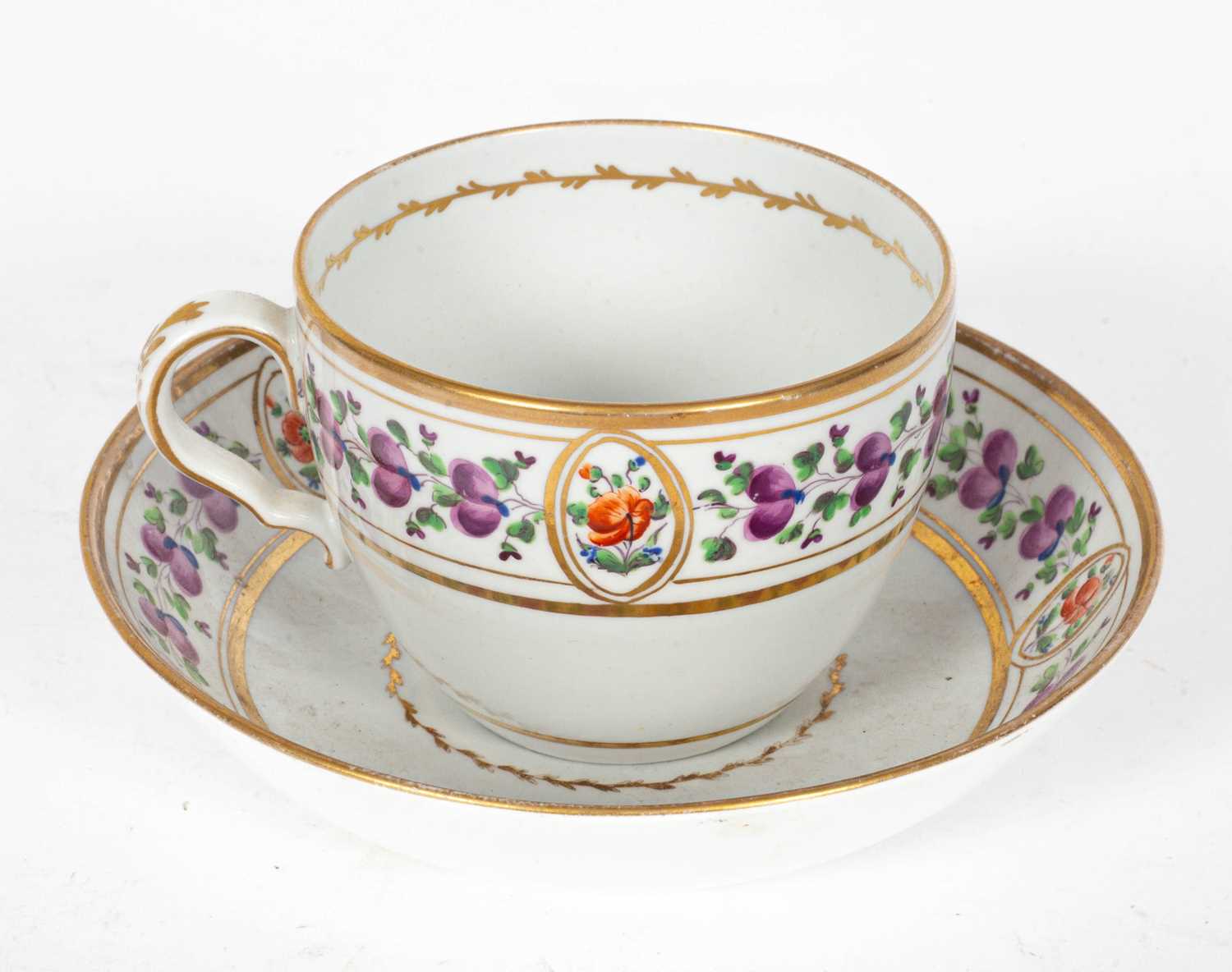Six English porcelain cups and saucers - Bild 2 aus 13