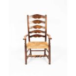 A North Country ladderback chair
