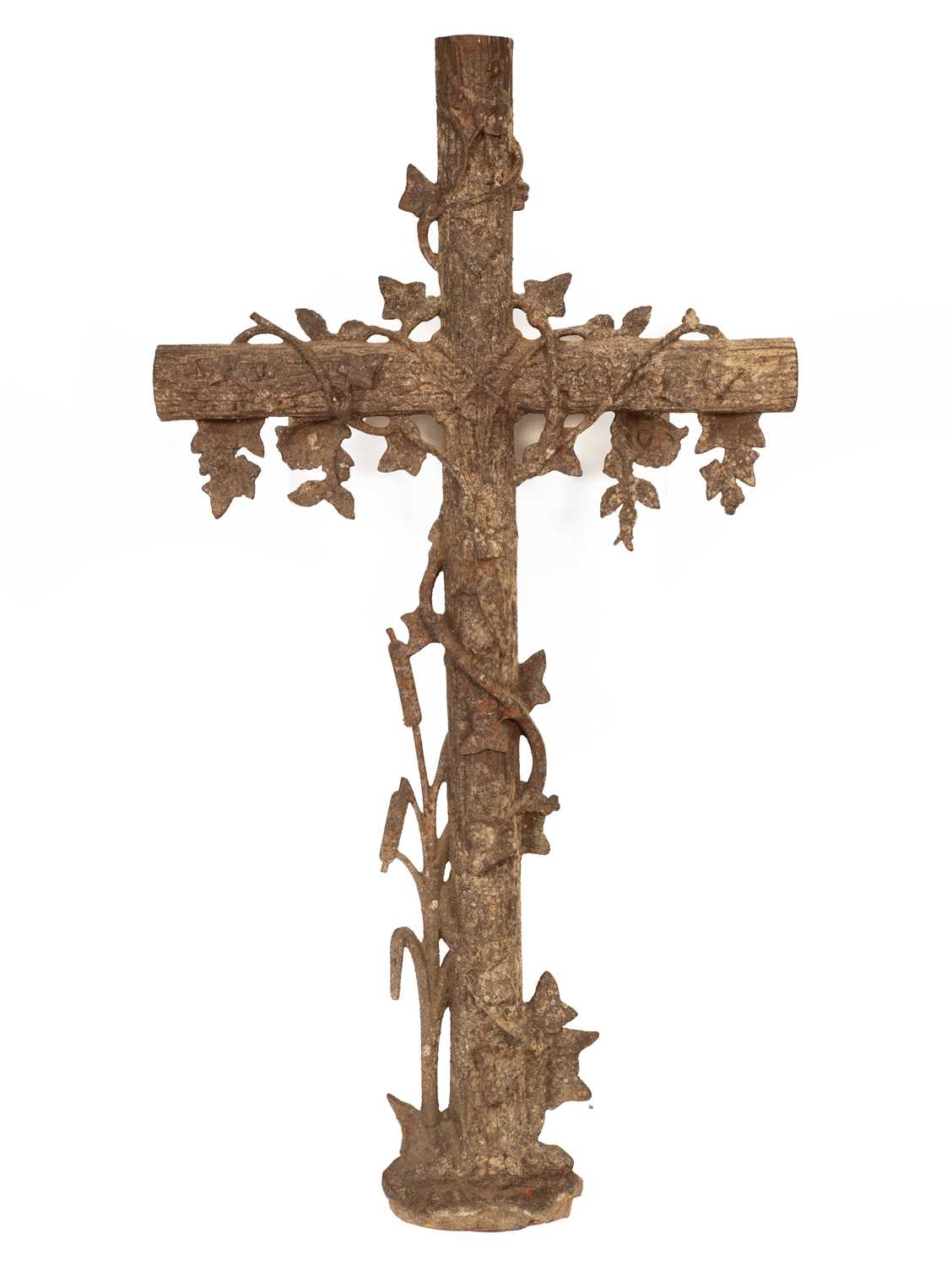 A French cast iron cross - Image 2 of 3