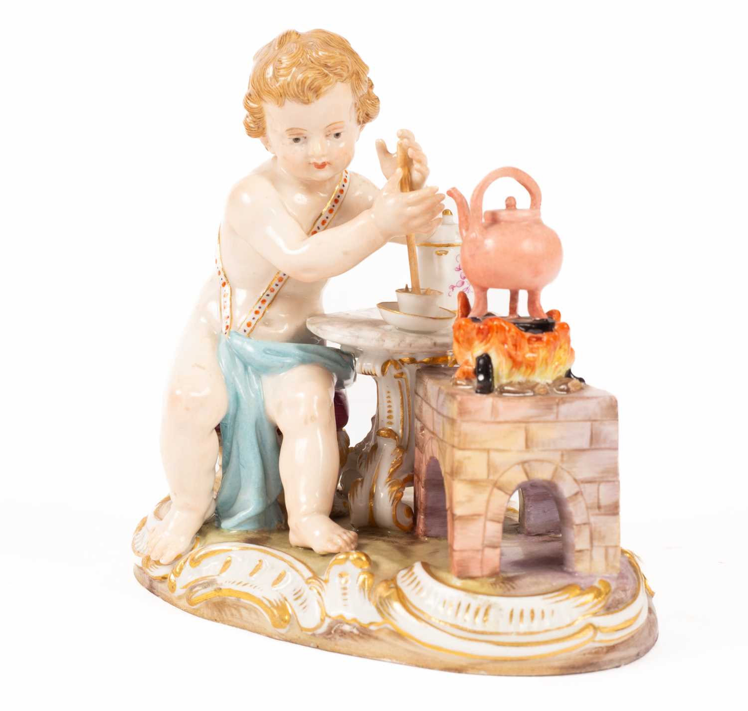 A 19th Century Meissen model - Image 2 of 4