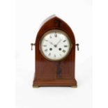 A French mahogany mantel clock