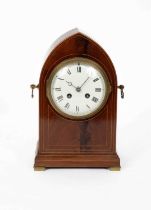 A French mahogany mantel clock