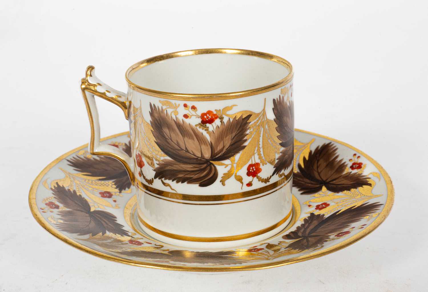 Six English porcelain cups and saucers - Image 7 of 13