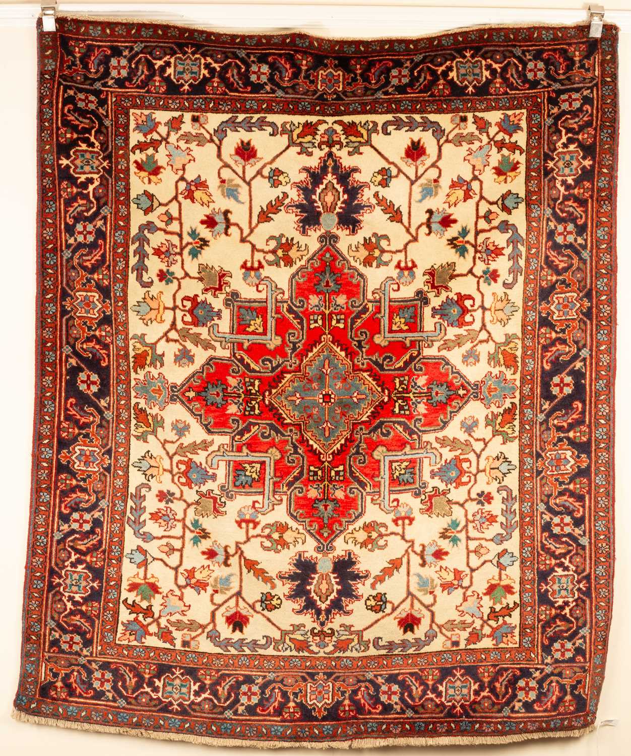 A Heriz rug