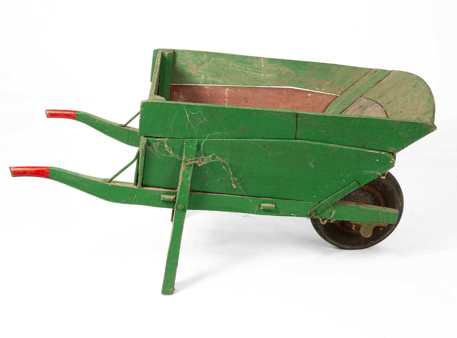 A green painted Ombersley 'special' wheelbarrow - Image 2 of 3