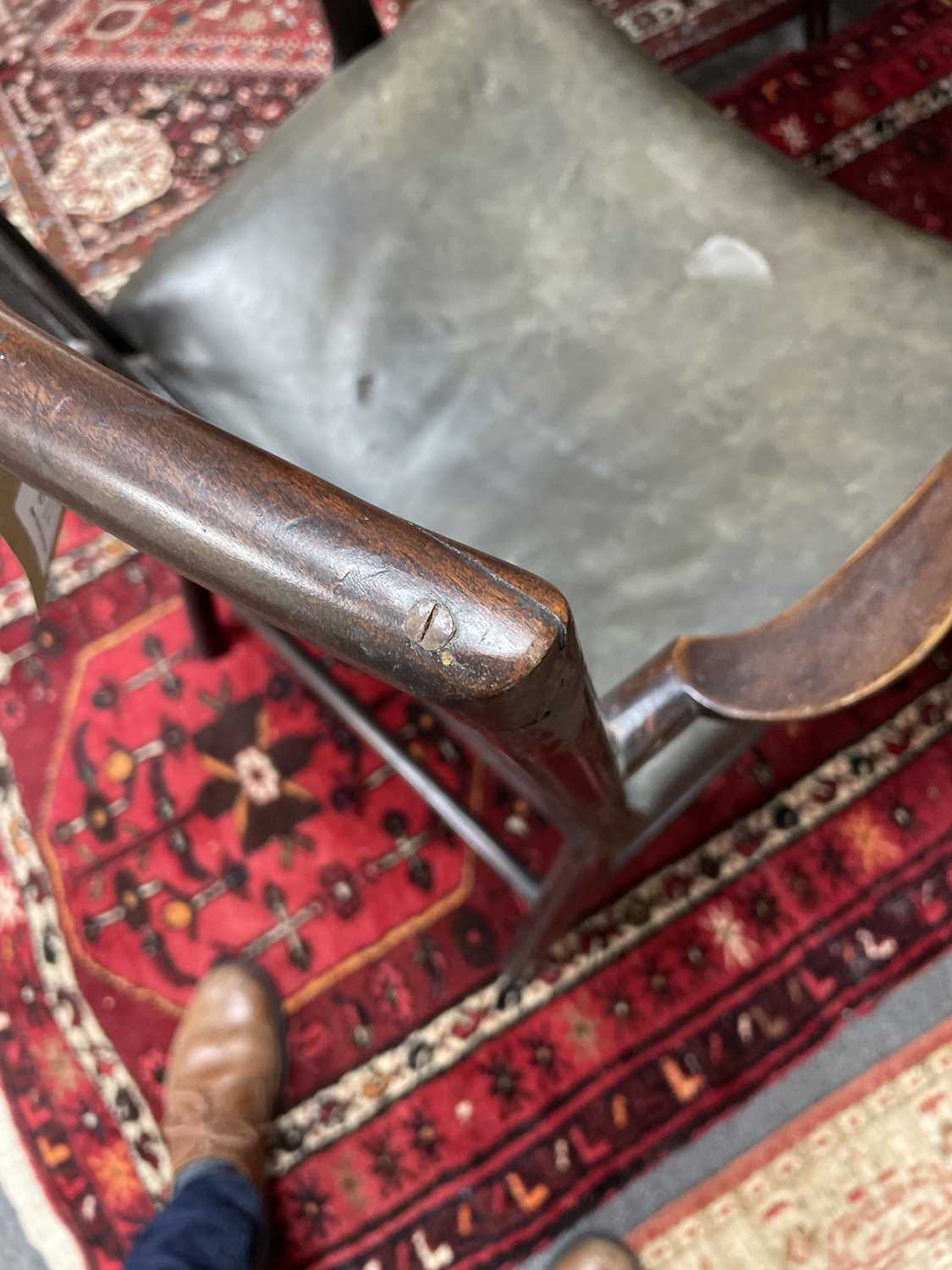 A set of eight 19th Century mahogany Cockpen chairs - Image 10 of 18