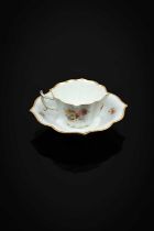 A Meissen cup and saucer