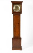 A thirty-hour hour oak longcase clock